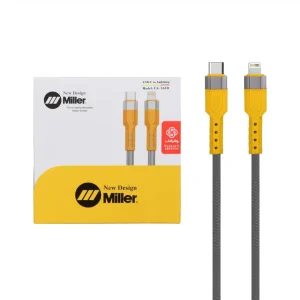 Miller CA-1618 کابل فست Type-C to Lightning خاکستری