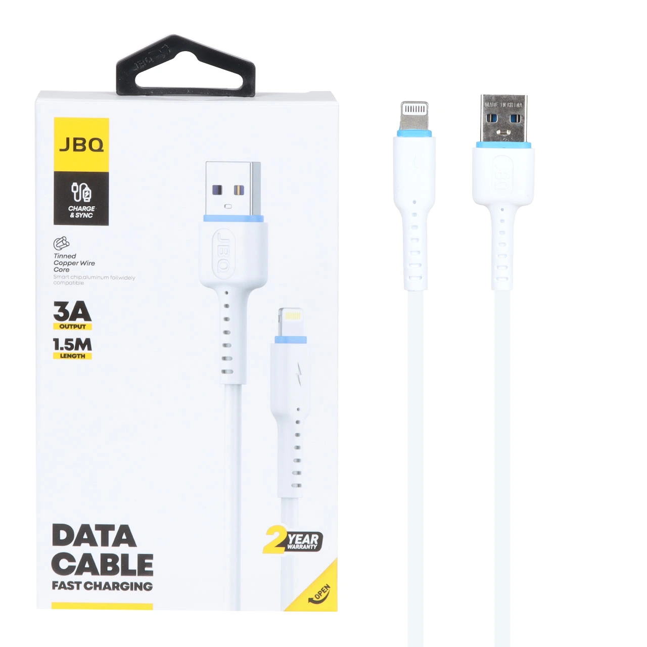 کابل شارژ آیفون JBQ CA-732 سفید