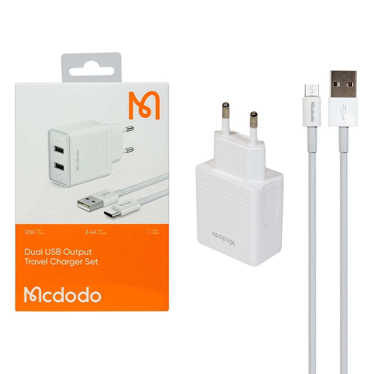 شارژر دیواری مکدودو مدل CH-3971 همراه کابل Micro-USB