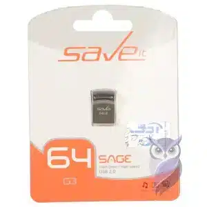 فلش مموری Save it مدل SAGE ظرفیت 64GB مشکی