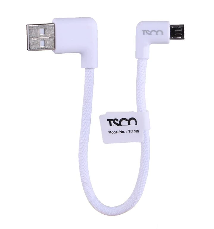 کانکتور Micro USB کابل تسکو TC 59N سفید