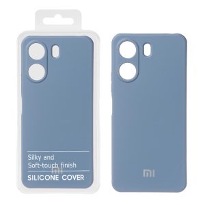 قاب نیو سیلیکون محافظ لنزدار RFF مدل Xiaomi Redmi 13C / Poco C65 - آبی فیلی (پک دار)