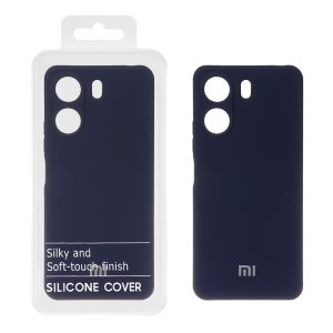 قاب نیو سیلیکون محافظ لنزدار RFF مدل Xiaomi Redmi 13C / Poco C65 - سرمه ای (پک دار)