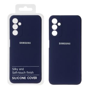 قاب نیو سیلیکون محافظ لنزدار RFF مدل Samsung Galaxy A14 - سرمه ای (پک دار)
