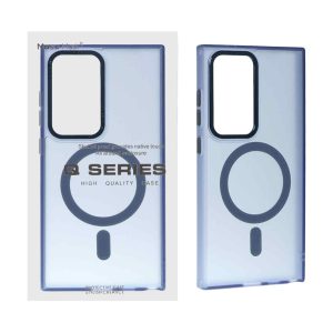قاب Focus Pixels لنز آلومینیومی مات Magsafe مدل Samsung Galaxy S24 Ultra - سرمه ای (پک دار)