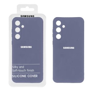قاب نیو سیلیکون محافظ لنزدار RFF مدل Samsung Galaxy A55 - بنفش (پک دار)