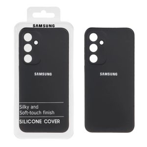 قاب نیو سیلیکون محافظ لنزدار RFF مدل Samsung Galaxy A35 - مشکی (پک دار)