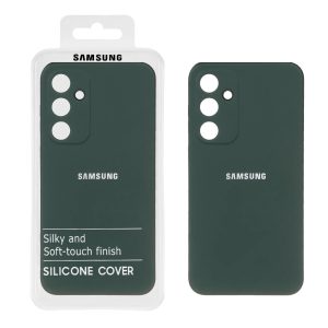 قاب نیو سیلیکون محافظ لنزدار RFF مدل Samsung Galaxy A35 - سبزتیره (پک دار)