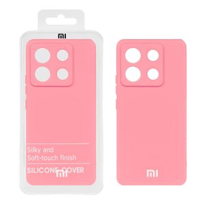 قاب نیو سیلیکون محافظ لنزدار RFF مدل Xiaomi Redmi Note 13 Pro 5G / Poco X6 5G - صورتی پاستیلی (پک دار)