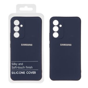 قاب نیو سیلیکون محافظ لنزدار RFF مدل Samsung Galaxy A54 - سرمه ای (پک دار)