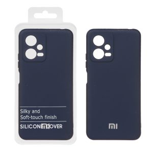 قاب نیو سیلیکون محافظ لنزدار RFF مدل Xiaomi Redmi Note 12 5G / Poco X5 - سرمه ای (پک دار)