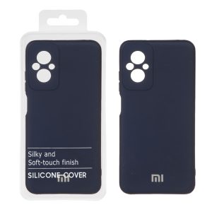 قاب نیو سیلیکون محافظ لنزدار RFF مدل Xiaomi Poco M5 - سرمه ای (پک دار)