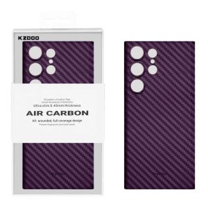 قاب محافظ لنزدار Original KDoo Air Carbon مدل Samsung Galaxy S24 Ultra - بنفش (پک دار)