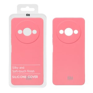 قاب نیو سیلیکون محافظ لنزدار RFF مدل Xiaomi Redmi A3 / A3x / poco C61 - صورتی پاستیلی (پک دار)