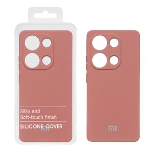 قاب نیو سیلیکون محافظ لنزدار RFF مدل Xiaomi Redmi Note 14S / Note 13 Pro 4G / M6 Pro 4G - حنایی (پک دار)