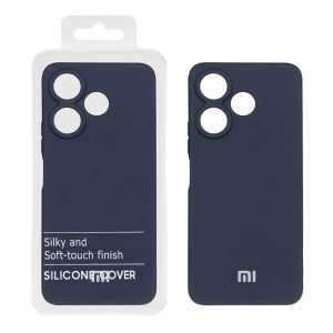 قاب نیو سیلیکون محافظ لنزدار RFF مدل Xiaomi Redmi 13X / Redmi 13 4G / Poco M6 4G - سرمه ای (پک دار)