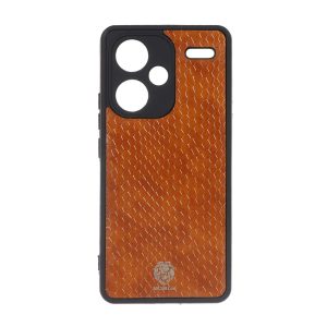 قاب Rock پوست ماری Xiaomi Redmi Note 13 Pro Plus - قهوه ای روشن
