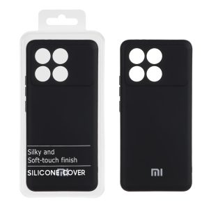 قاب نیو سیلیکون محافظ لنزدار RFF مدل Xiaomi Poco F6 Pro - مشکی (پک دار)