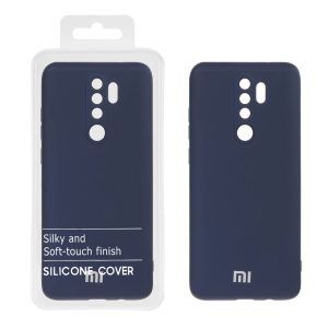 قاب نیو سیلیکون محافظ لنزدار RFF مدل Xiaomi Redmi Note 8 Pro - سرمه ای (پک دار)