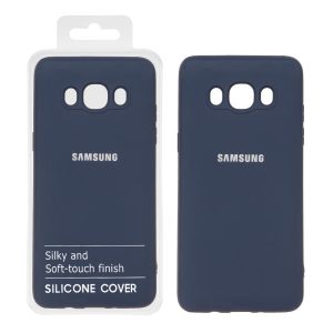 قاب نیو سیلیکون محافظ لنزدار RFF مدل Samsung Galaxy J5 (2016) / J510 - سرمه ای (پک دار)
