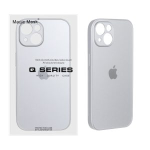 قاب اورجینال PVD ضدخش Magic Mask مدل Apple iPhone 15 - نقره ای (پک دار)