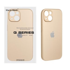 قاب اورجینال PVD ضدخش Magic Mask مدل Apple iPhone 15 - طلایی (پک دار)