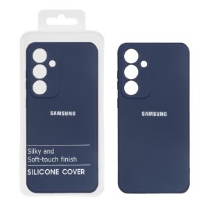 قاب نیو سیلیکون محافظ لنزدار RFF مدل Samsung Galaxy S24 FE - سرمه ای (پک دار)