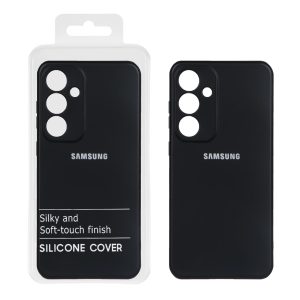 قاب نیو سیلیکون محافظ لنزدار RFF مدل Samsung Galaxy S24 FE - مشکی (پک دار)