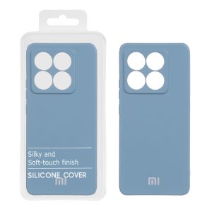 قاب نیو سیلیکون محافظ لنزدار RFF مدل Xiaomi 14T / 14T Pro - فیلی (پک دار)