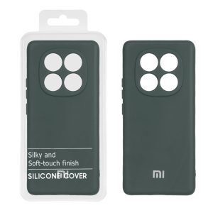 قاب نیو سیلیکون محافظ لنزدار RFF مدل Xiaomi Redmi Note 14 Pro 5G / Redmi Note 14 Pro Plus 5G / Poco X7 5G - سبز تیره (پک دار)