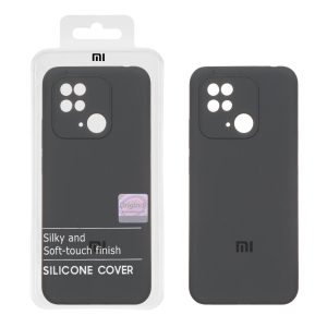 قاب سیلیکونی پاک کنی اورجینال Master Quality مدل Xiaomi Redmi 10C / Redmi 10 Power / Poco C40 - خاکستری (پک دار)