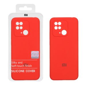 قاب سیلیکونی پاک کنی اورجینال Master Quality مدل Xiaomi Redmi 10C / Redmi 10 Power / Poco C40 - قرمز (پک دار)