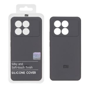 قاب سیلیکونی پاک کنی اورجینال Master Quality مدل Xiaomi Poco X6 Pro 5G / Redmi K70E - خاکستری (پک دار)