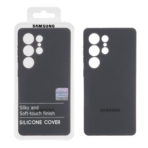 قاب سیلیکونی پاک کنی اورجینال Master Quality مدل Samsung Galaxy S25 Ultra - خاکستری (پک دار)