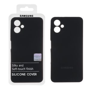 قاب سیلیکونی پاک کنی اورجینال Master Quality مدل Samsung Galaxy A06 - مشکی (پک دار)