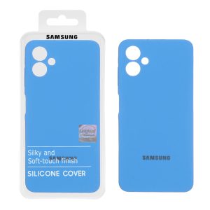 قاب سیلیکونی پاک کنی اورجینال Master Quality مدل Samsung Galaxy A06 - آبی (پک دار)