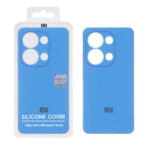 قاب سیلیکونی پاک کنی اورجینال Master Quality مدل Xiaomi Redmi Note 14S / Note 13 Pro 4G / M6 Pro 4G - آبی (پک دار)