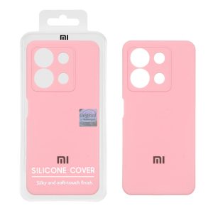 قاب سیلیکونی پاک کنی اورجینال Master Quality مدل Xiaomi Redmi Note 13 4G - صورتی (پک دار)