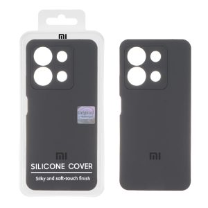 قاب سیلیکونی پاک کنی اورجینال Master Quality مدل Xiaomi Redmi Note 13 4G - خاکستری (پک دار)