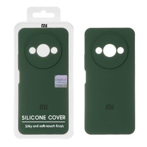 قاب سیلیکونی پاک کنی اورجینال Master Quality مدل Xiaomi Redmi A3 / A3x / Poco C61 - سبز تیره (پک دار)