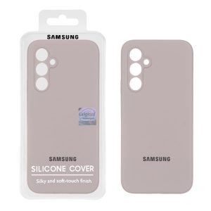قاب سیلیکونی پاک کنی اورجینال Master Quality مدل Samsung Galaxy A54 - خاکی (پک دار)