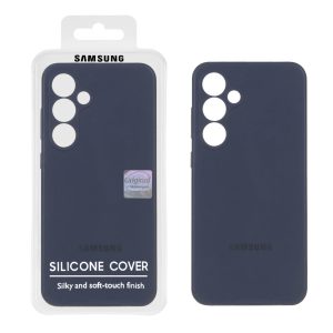 قاب سیلیکونی پاک کنی اورجینال Master Quality مدل Samsung Galaxy S24 FE - سرمه ای (پک دار)
