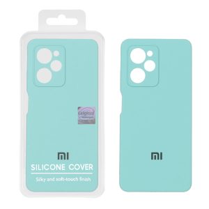 قاب سیلیکونی پاک کنی اورجینال Master Quality مدل Xiaomi Poco X5 Pro 5G - سبز آبی (پک دار)