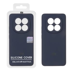قاب سیلیکونی پاک کنی اورجینال Master Quality مدل Xiaomi Redmi Note 14 Pro 5G / Redmi Note 14 Pro Plus 5G / Poco X7 5G - سرمه ای (پک دار)