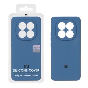 قاب سیلیکونی پاک کنی اورجینال Master Quality مدل Xiaomi Redmi Note 14 Pro 5G / Redmi Note 14 Pro Plus 5G / Poco X7 5G - آبی تیره (پک دار)