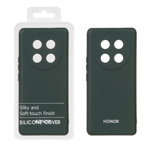 قاب نیو سیلیکون محافظ لنزدار RFF مدل Honor X9c - سبز تیره (پک دار)