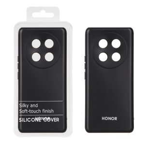 قاب نیو سیلیکون محافظ لنزدار RFF مدل Honor X9c - مشکی (پک دار)