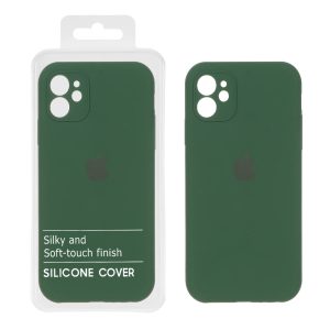 قاب سیلیکونی پاک کنی اورجینال Master Quality مدل Apple iPhone 11 - سبز تیره (پک دار)