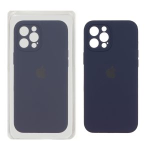 قاب سیلیکونی پاک کنی اورجینال Master Quality مدل Apple iPhone 12 Pro Max - سرمه ای (پک دار)