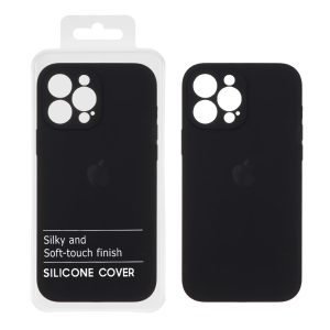 قاب سیلیکونی پاک کنی اورجینال Master Quality مدل Apple iPhone 13 Pro Max - مشکی (پک دار)